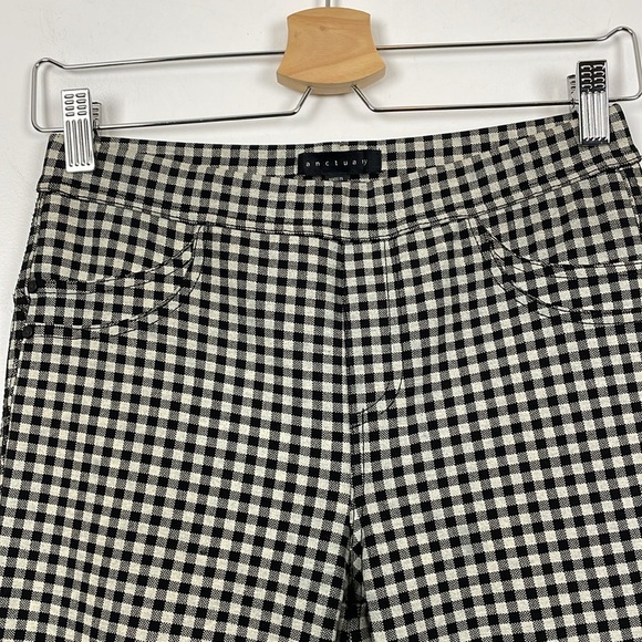 Sanctuary Checked Skinny Legging Pant Womens Small Fax Pocket Stretch Pull-on - Picture 4 of 10